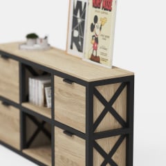 Комод в стиле LOFT (Table - 353) Изюм