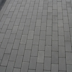 Тротуарная плитка Золотой Мандарин Кирпич без фаски 200х100х60 мм серый Киев