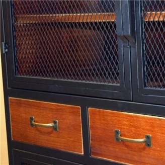 Шкаф для хранения в стиле LOFT (Rack-303)