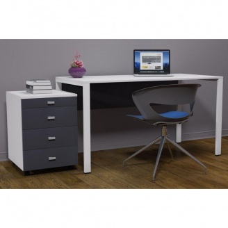 Письменный стол с комодом в стиле LOFT (Office Table - 083)