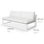 Модульний диван середній в стилі LOFT (Sofa-48) Полтава