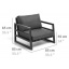 Лаунж кресло в стиле LOFT (Armchair - 26) Первомайск
