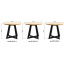 Обеденный стол в стиле LOFT 700х750 (Table-154) Тернополь