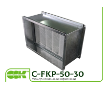 Повітряний фільтр для канальної вентиляції C-FKP-50-30-G4-panel