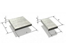 Плита бетонная тротуарная 8К5 армированная 50х500х500 мм
