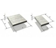 Плита бетонная тротуарная марки 8К8 1000х1000х80 мм