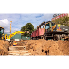 Проведение земляных работ при строительстве дорог Гайсин