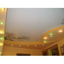 Двухуровневый натяжной потолок