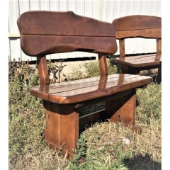 Лавка дерев'яна авторська 1000x500 із слебу в стилі Live Edge ручна робота від виробника Покровськ