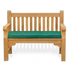Крамниця зі спинкою 1200 х 690 мм від виробника Garden park bench 04 Петрове