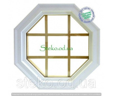 Горищне вікно восьмикутник октагон з шпроссами