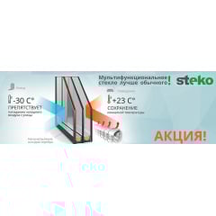 Металопластикове вікно Steko S450 Черкаси