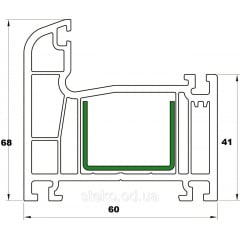 Пластиковые входные двери Steko 850x2050 Киев