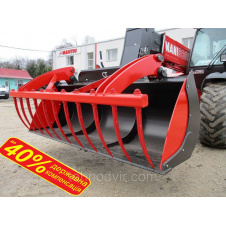 Ківш силосний з захоплювачем Manitou легована сталь 09Г2С 10 мм