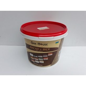 Масло-воск Oak House для пропитки древесины внутри и снаружи 5 л Дуб 