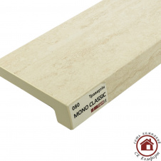 Підвіконня Topalit Mono Classic 400 мм Травентін (080)
