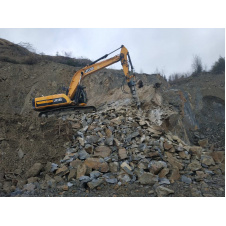 Аренда гусеничного экскаватора Caterpillar 320 Bl 1,5 м3 с гидромолотом 1800 кг