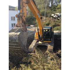 Розробка котлованів з використанням екскаватора Liebherr 924 Полтава