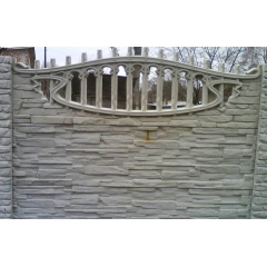 Забор декоративный железобетонный №10 Песчаник арочный 2х2 м Киев