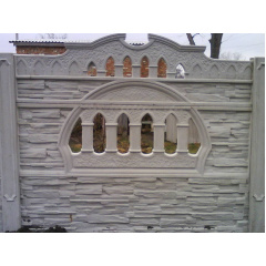 Забор декоративный железобетонный №2 Старый город 2х2 м Киев