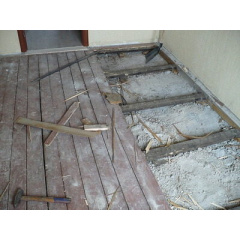 Демонтаж дерев'яних підлог Київ