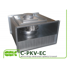 Вентилятор C-PKV-EC-100-50-4-380 канальний прямокутний з ЄС-двигуном Київ