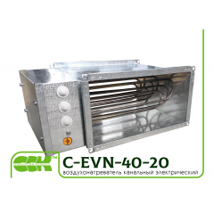 Воздухонагреватель электрический канальный C-EVN-40-20-6 Киев