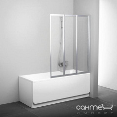Шторка для ванны Ravak VS3-130 белый/прозрачное (стекло) 795V0100Z1 Сумы