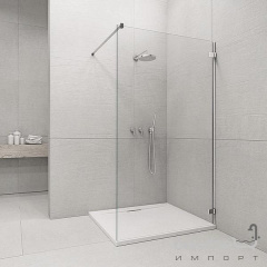 Фронтальна частина душової кабіни Radaway Euphoria Walk-in V W1 90 383111-01-01 (хром/прозорий) Кропивницький