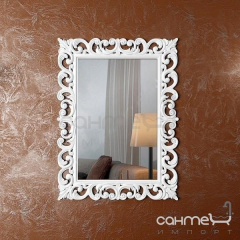 Декоративне дзеркало для ванної кімнати Marsan Angelique 750х1000 чорний глянець Вінниця