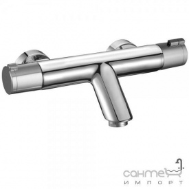 Настінний термостатичний змішувач для ванни без душового гарнітура Clever Distribucion Nine 98928 Хром