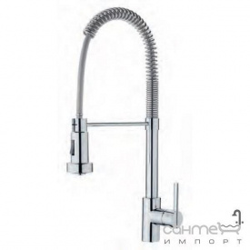 Кухонный смеситель с пружинным изливом и выдвижной лейкой GRB Cuisines ETERNAL SEMI-PROFESSIONNEL 990 500 Хром