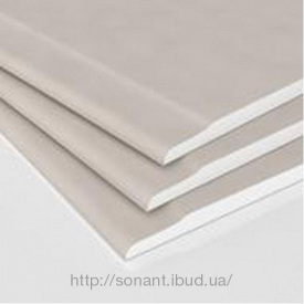 Гипсокартон стеновой Knauf 12,5 мм 1,2х2 м