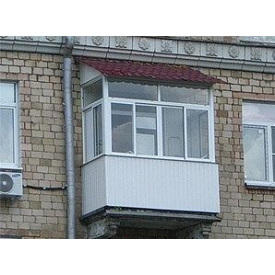 Устройство крыши над балконом из металлочерепицы