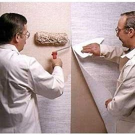 Поклейка скловолокна перед фарбуванням