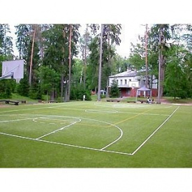 Укладання спортивного покриття зі штучної трави