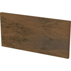 Клинкерная плитка Paradyz Semir Beige Базoвая под ступени cтруктурная 30x14,8 см