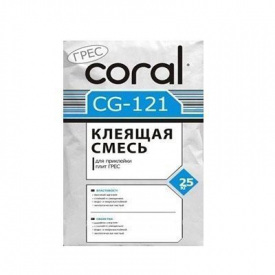 Клей для плитки из керамогранита Сoral CG-121 25 кг