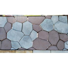 Тротуарная плитка Киевский Каштан 30 мм коричневый