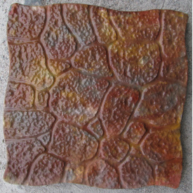 Тротуарная плитка Горная дорога 295х295х30 мм листопад