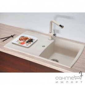 Гранітна кухонна мийка Schock Cristadur Lotus D100 оборотна 79 vintage