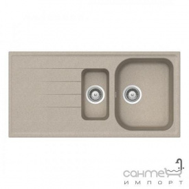 Гранитная кухонная мойка Schock Cristalite Viola D150 42 beton