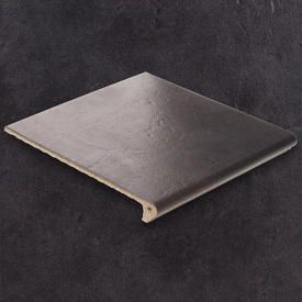 Плитка для ступеней АВС-Klinkergruppe Glaziert Schiefergrau 335х310х10 мм