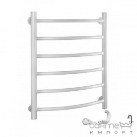 Електрична рушникосушка Navin Камелія 480х600 12-007030-4860 білий, підключення праворуч