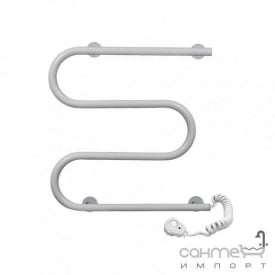 Електрична рушникосушка Navin Змійовик 500х500 12-000000-5050 білий, підключення праворуч