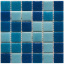 Мозаїка Stella di Mare R-MOS B31323335 4 на папері 327x327x4 мм мікс блакитний Київ