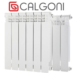 Радиатор алюминиевый Calgoni Alpa PRO 580x80x96 мм белый Сумы