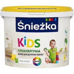 Гіпоалергічна фарба KIDS для дитячих кімнат 6,7 кг біла Київ