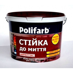 Краска ТМ Polifarb АКРИЛТИКС 7 кг белая Киев