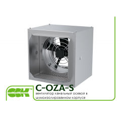 Вентилятор канальний осьовий в звукоізольованому корпусі C-OZA-S-063-4-380 Київ